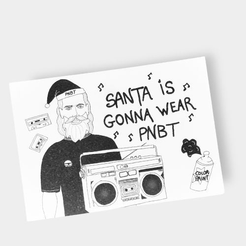 Carte postale Santa PNBT - Edition limitée