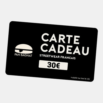 E-carte cadeau