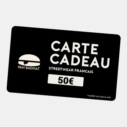 E-carte cadeau