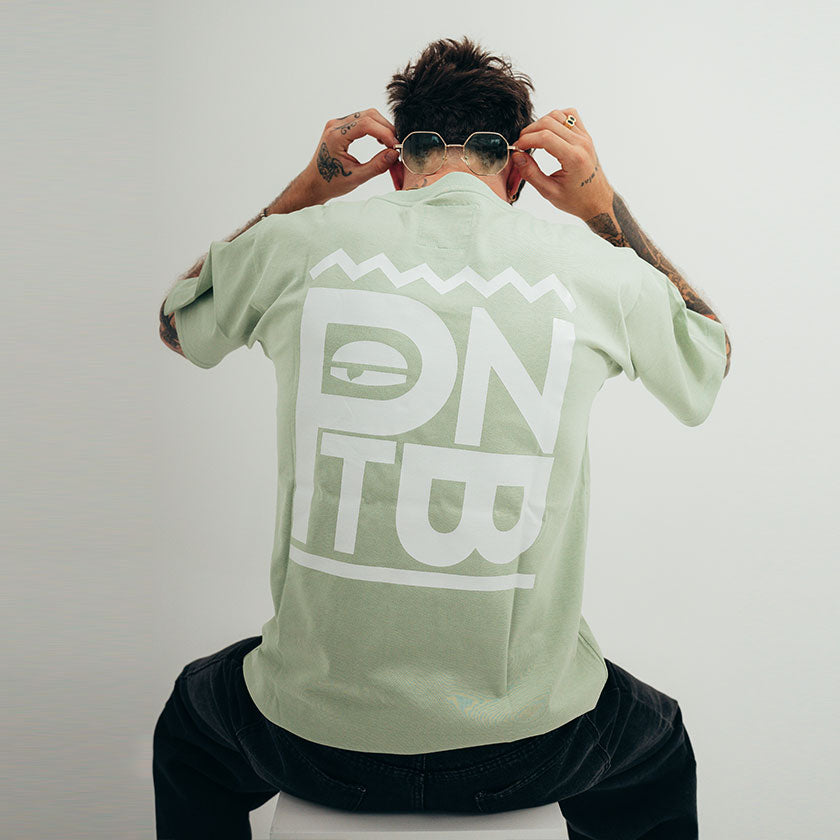 T-shirt oversize PNBT Outdoor Mint