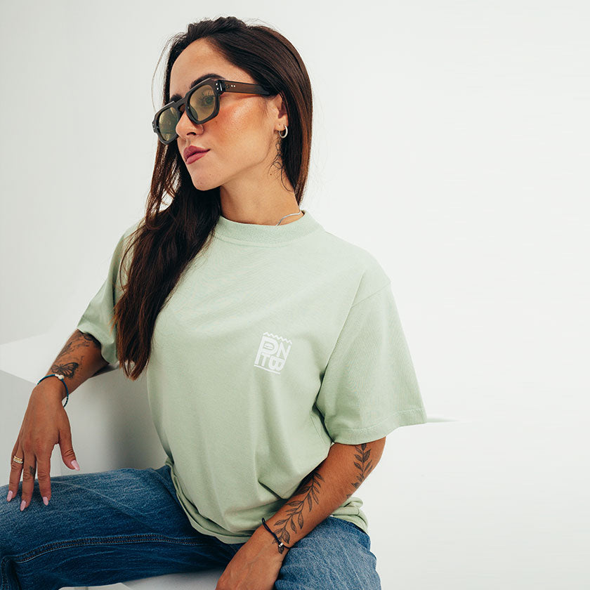 T-shirt oversize PNBT Outdoor Mint