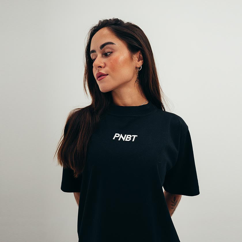 T-shirt oversize PNBT brodé noir