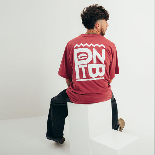 T-shirt oversize PNBT Outdoor Terracotta