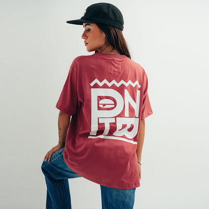 T-shirt oversize PNBT Outdoor Terracotta